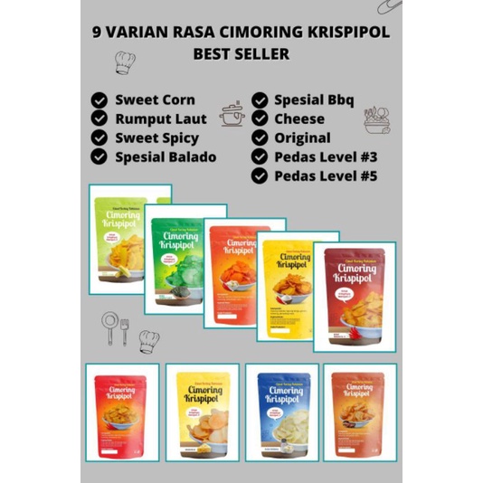 

Cimoring krispipol aneka rasa