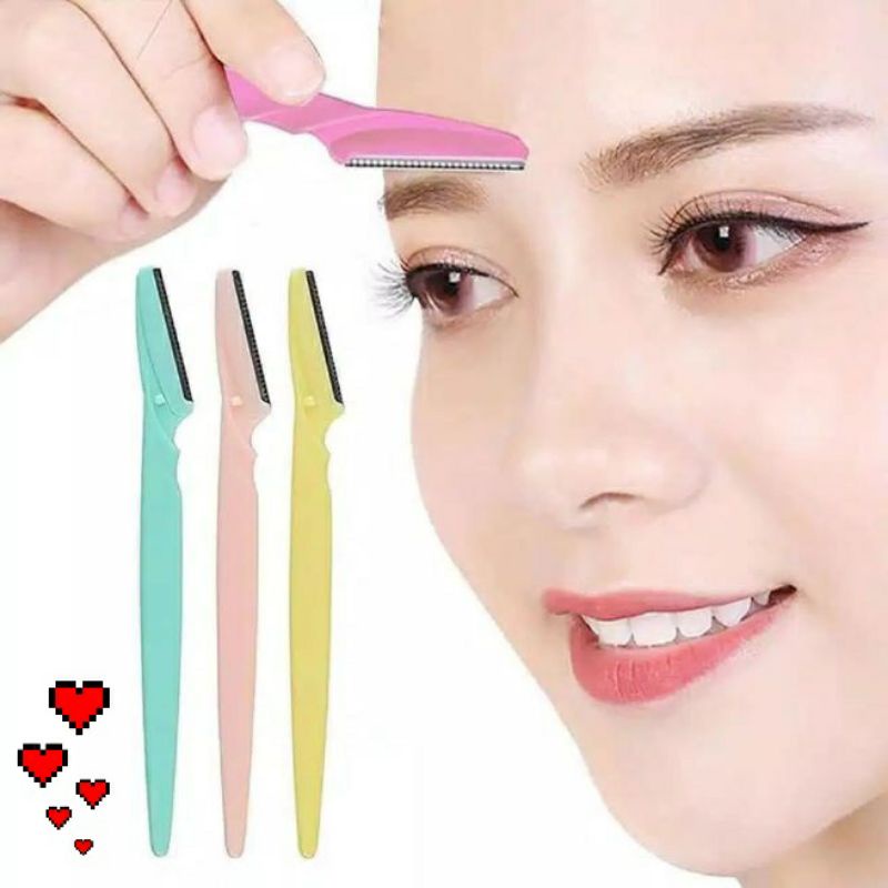 Pisau cukur alis razor alis Pisau Alis Eyebrow Trimmer Kerikan Alis