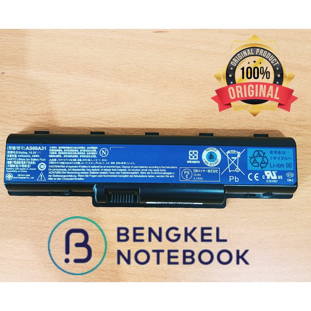 Baterai Acer Aspire 4732 AS09A31 AS09A41 AS09A56 AS09A61 AS09A70 AS09A71 AS09A73 AS09A7 Original