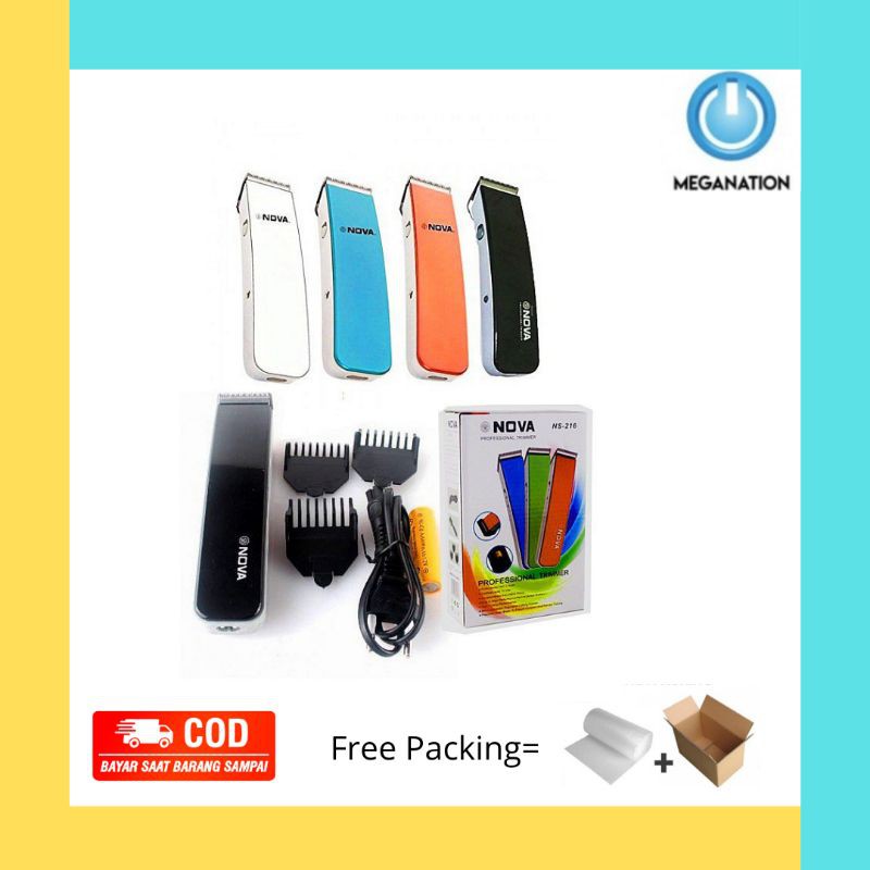 ALAT CUKUR RAMBUT NOVA SN - 216 HAIR CLIPPER CUKUR KUMIS JENGGOT