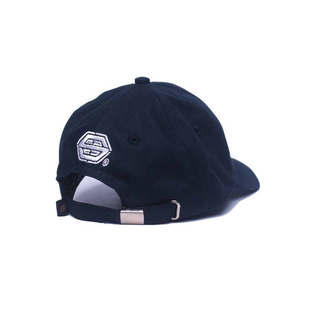 TOPI POLO CAP SKATERS VE031 BORDIR HURUF C BIRU NAVY