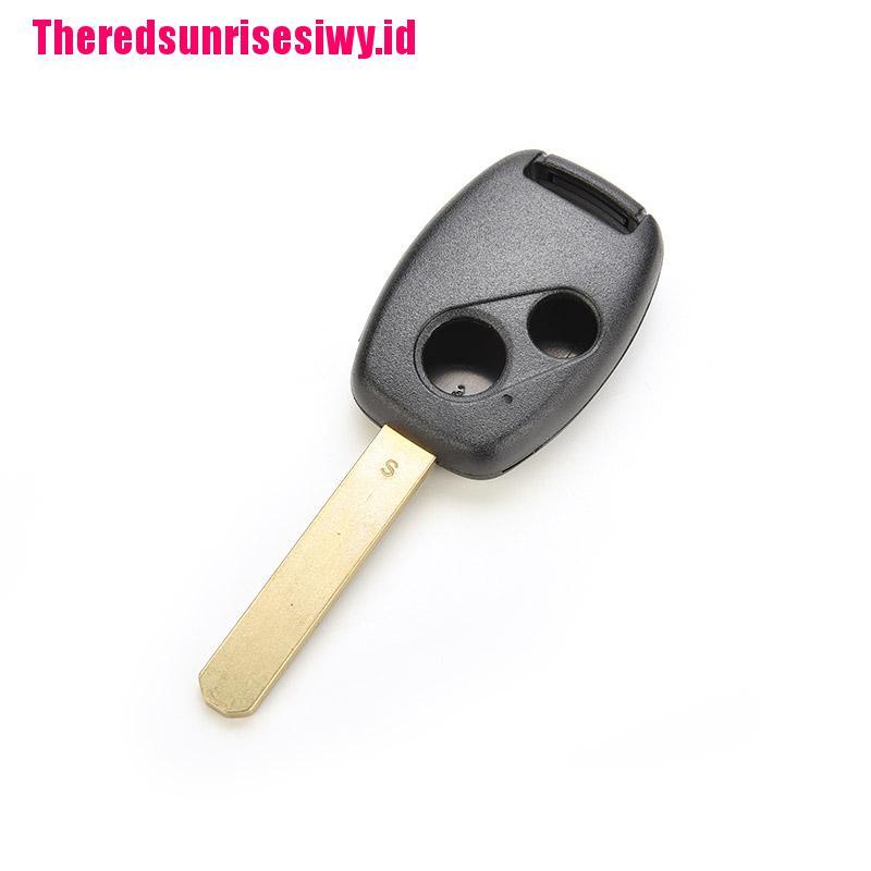 【Theredsunrisesiwy.id】Replacement Remote Key Fob Case Shell 2 Buttons for Civic Accord Jazz FRV