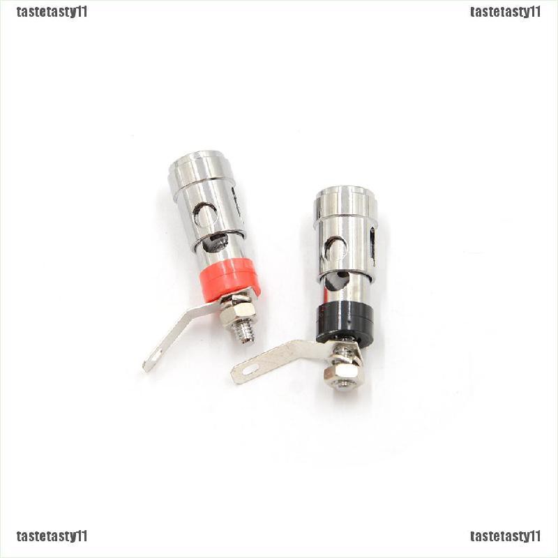 (taty) 2Pcs Speaker Audio Terminal Spring Spring Loaded Tipe Spring NIC