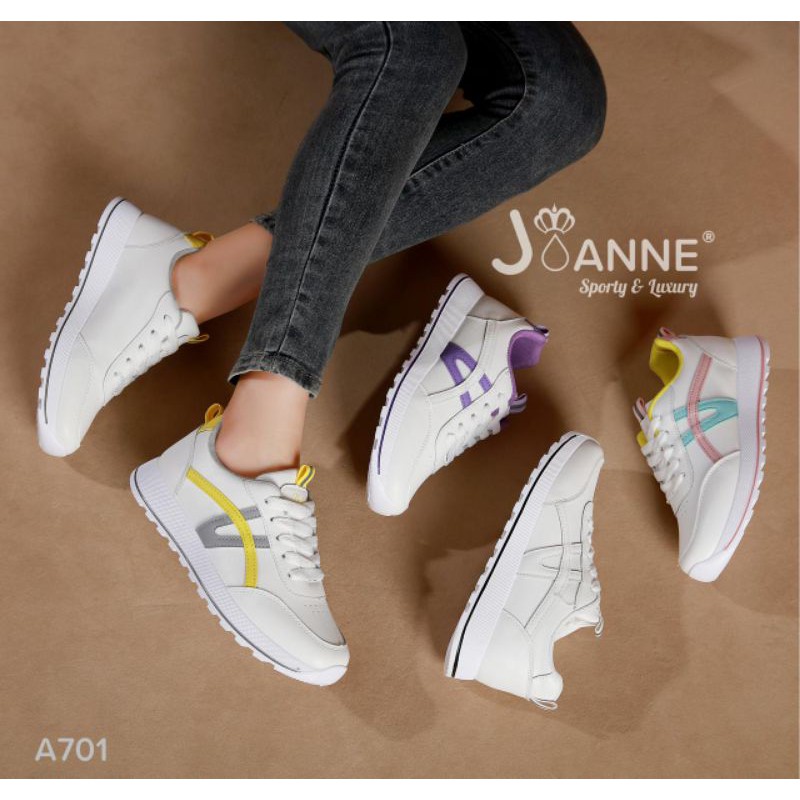 RESTOCK {ORIGINAL BRAND} JOANNE Leather Sneakers Shoes A701