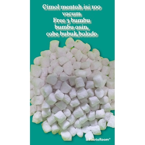 cimol mentah isi 100 free 3 bumbu