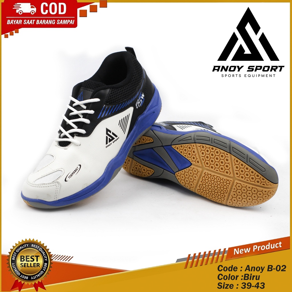 Sepatu Pria Anoy B-02 Sepatu Badminton Sepatu Olahraga Indoor Outdoor Pria Original