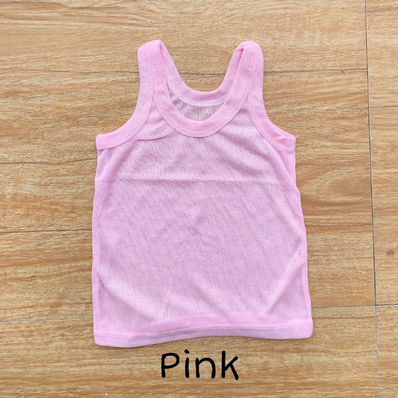 1/2 LUSIN (6 pcs) Singlet bayi WARNA ukuran S / M / L / XL grosir