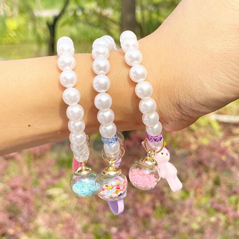 [1KG 52PCS] LBS Gelang Tangan Mutiara Dengan Mainan Anak
