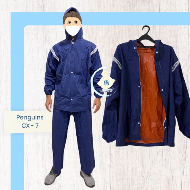 Penguins Raincoat CX-7 Jas Hujan