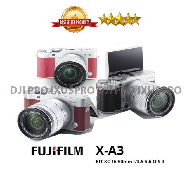 FUJIFILM X-A3 KIT 16-50MM - KAMERA MIRRORLESS FUJIFILM XA3