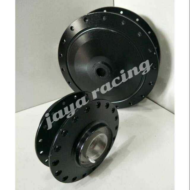 Tromol Mio j hitam black sepasang depan dan belakang