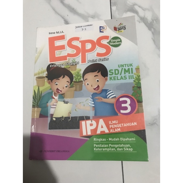 

buku ilmu pengetahuan alam IPA ESPS 3