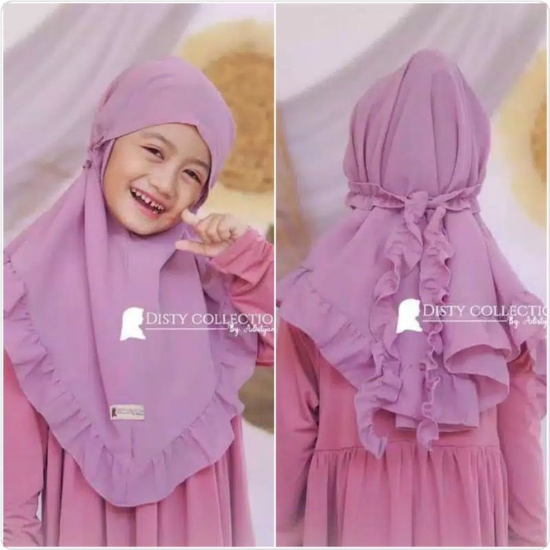 HIJAB MARYAM ANAK TALI KRIWIL /JILBAB INSTAN