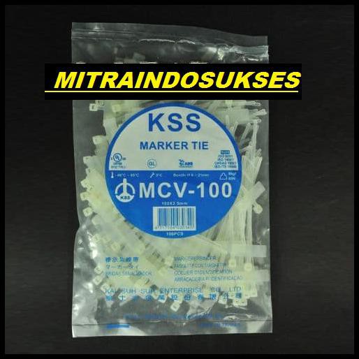 

Kabel Ties Label Kss Mcv 100 (100 X 2.5) Putih