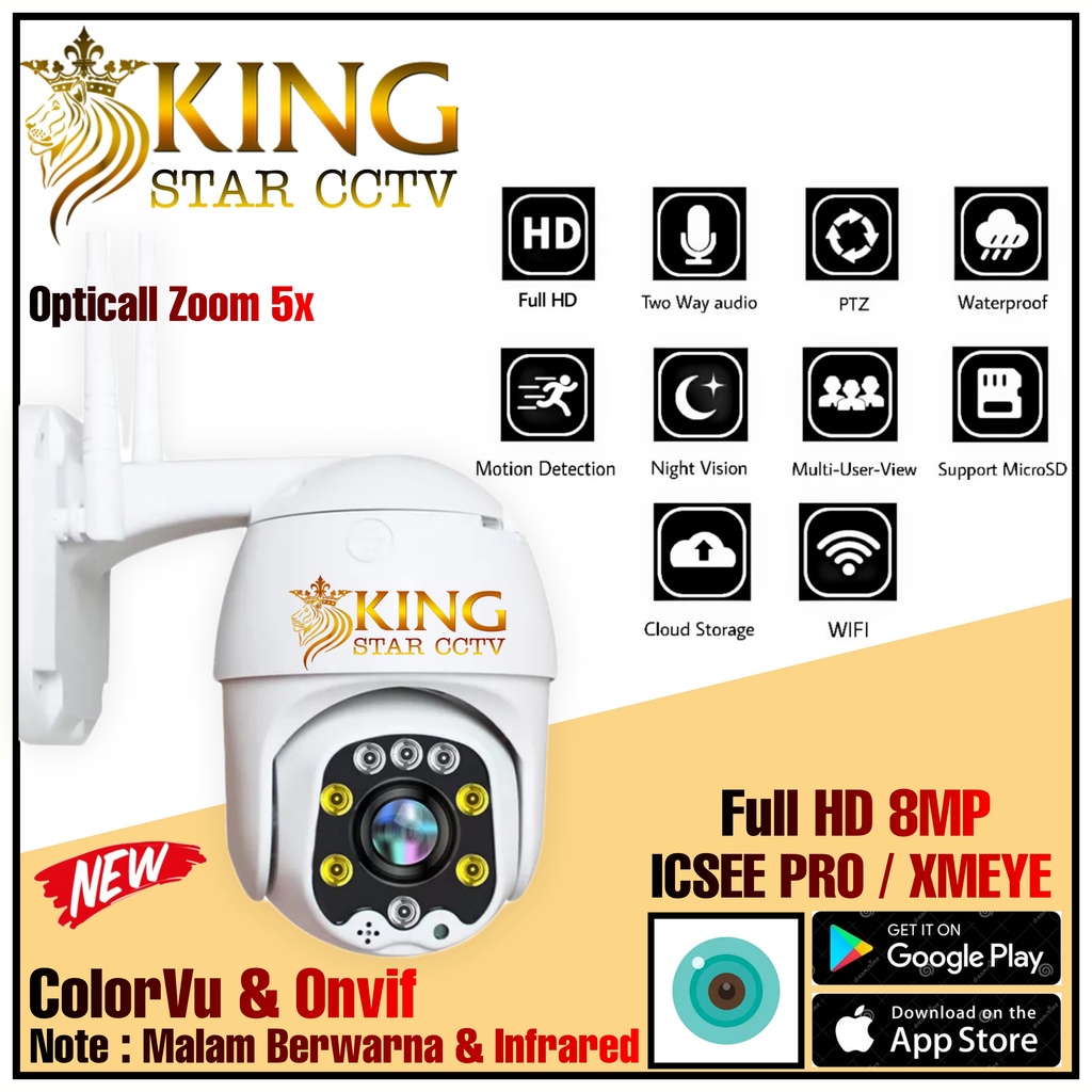 CCTV IP CAMERA IP CAM OUTDOOR OPTICAL ZOOM CCTV WIRELESS CCTV WIFI 1080P FULL HD PTZ