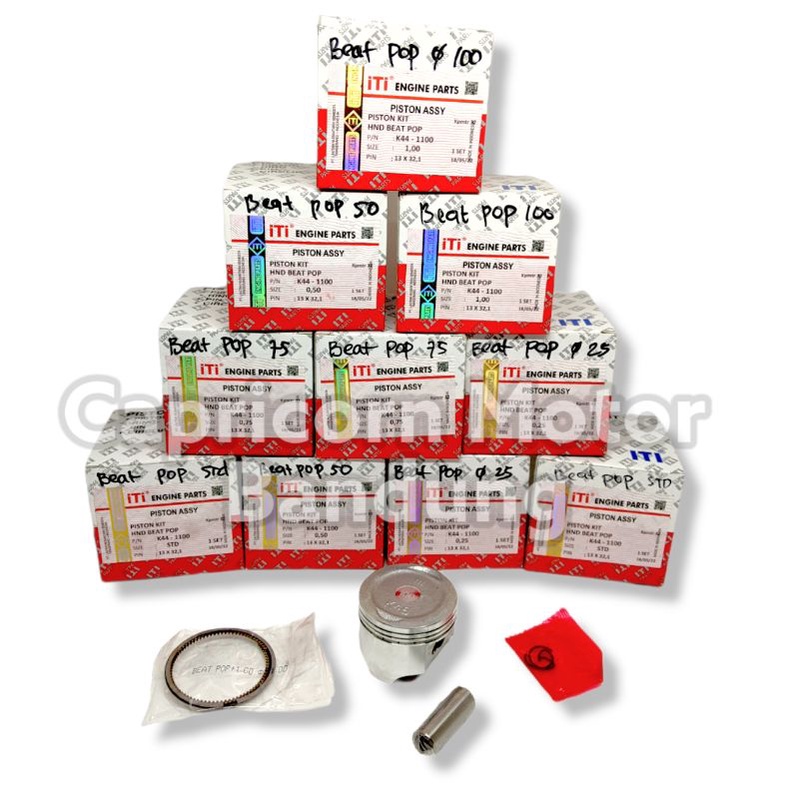 Piston Kit NEW BEAT ESP POP SCOOPY ESP 110 ITI oversize STD 25 50 75 100