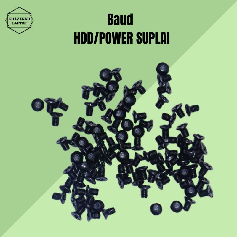 baut / baud HDD - case PC - power suplai - screw - sekrup