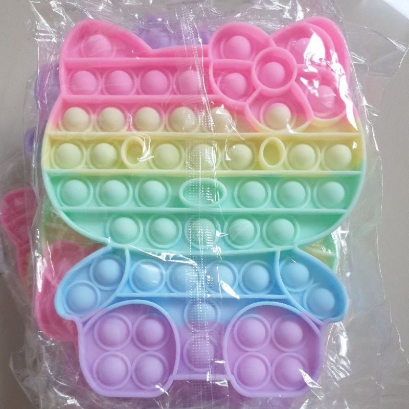 POP IT BENTUK-BENTUK MAINAN ANAK IMPOR-HELLO KITTY