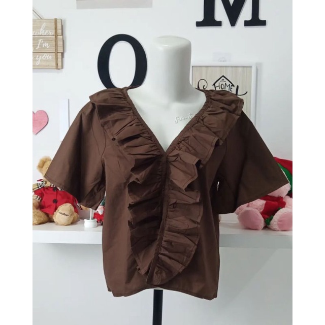 Preloved Cardigan / Outer Coklat Vogue Girl