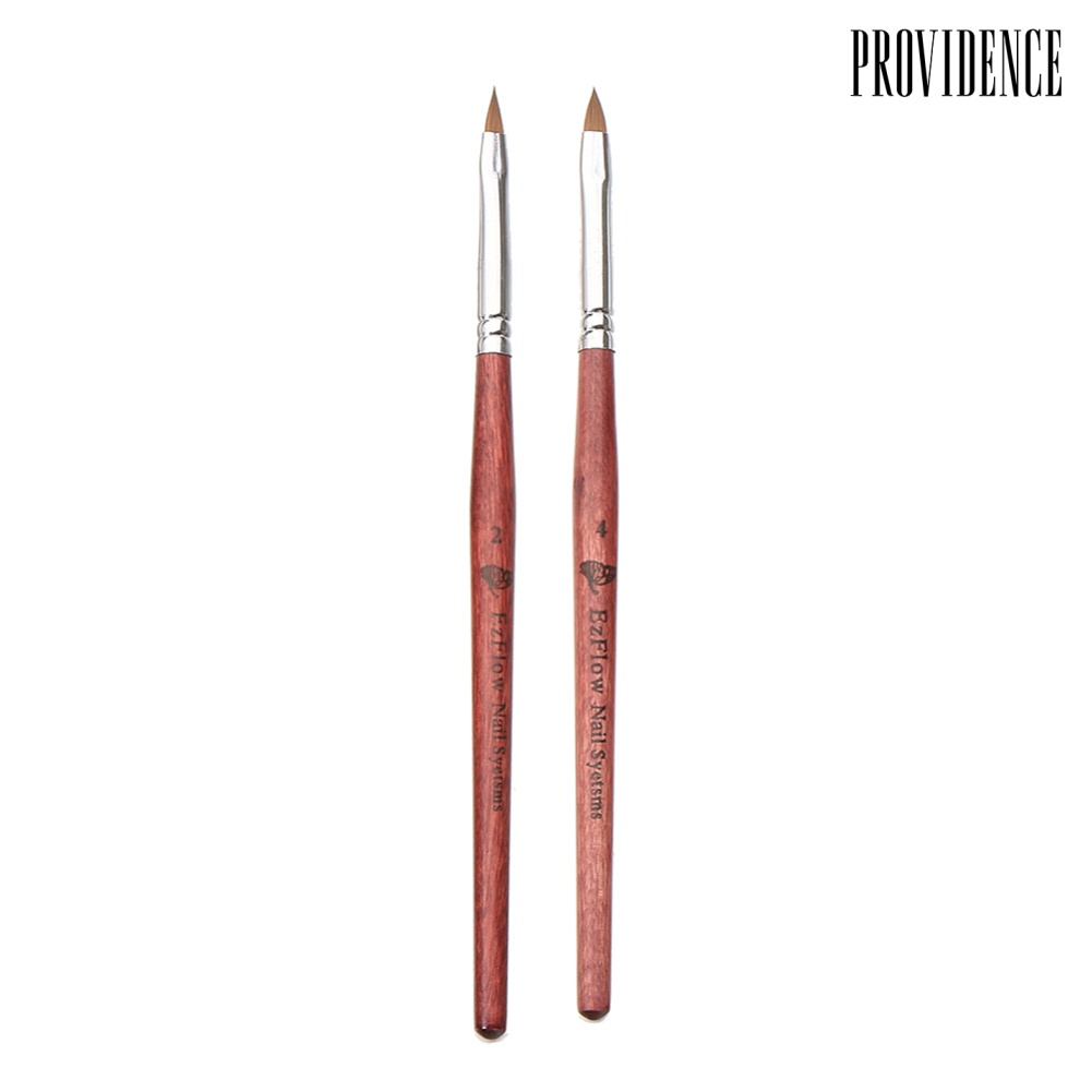 Providence Kuas Nail Art Uv Gel Gagang Kayu Diy