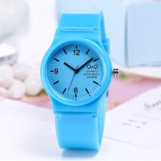 ✅COD JAM TANGAN JELLY ANGKA RUBBER BARU FASHION JAM TANGAN WANITA GROSIR JAM TANGAN MURAH CEWEK W01-7Biru muda