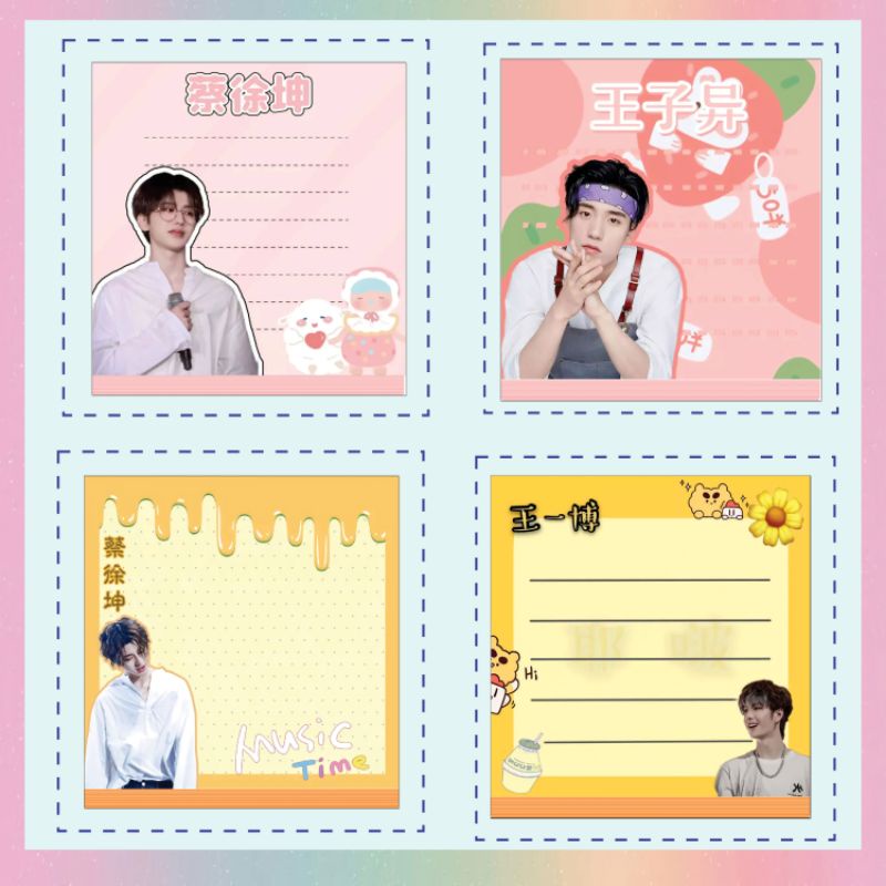 

memo pad Catatan Dekoratif Lucu segarMemo Pesan Kertas Siswa Materi Akun Bintang