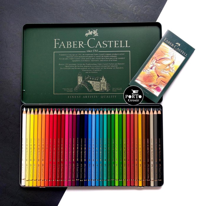 

(DISKON TERMURAH) Faber Castell Polychromos Color Pencils Tin of 36 Pensil Warna