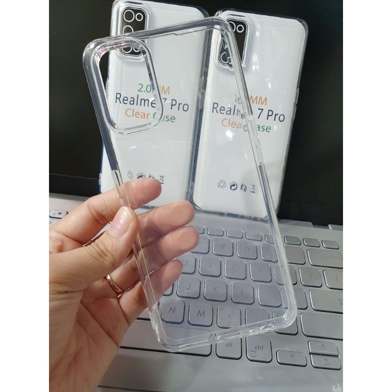 SOFTCASE TRANSPARAN REALME 7/7PRO /7i/C17/8/8PRO PREMIUM QUALITY TEBAL 2.0MM