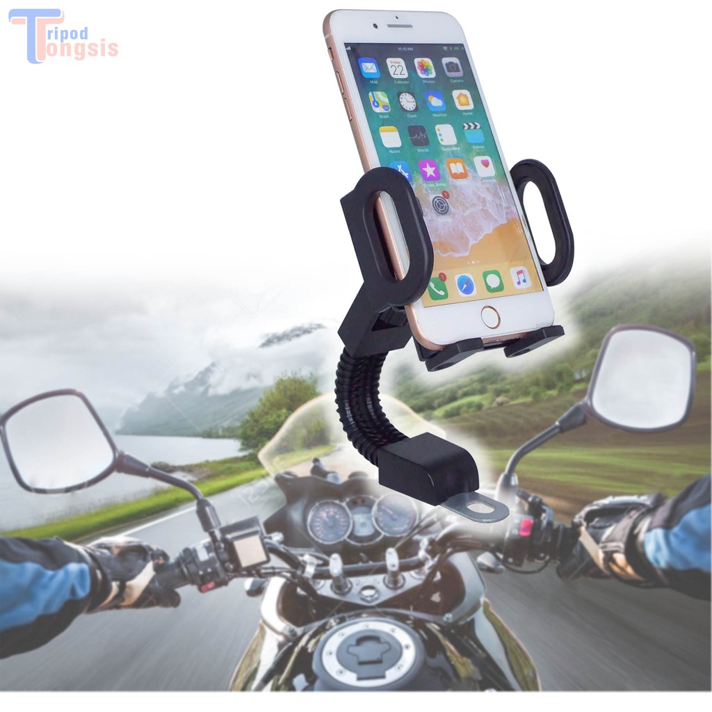 Holder Motor Handphone Holder Universal Motor Kaca Spion Holder /Motor Holder