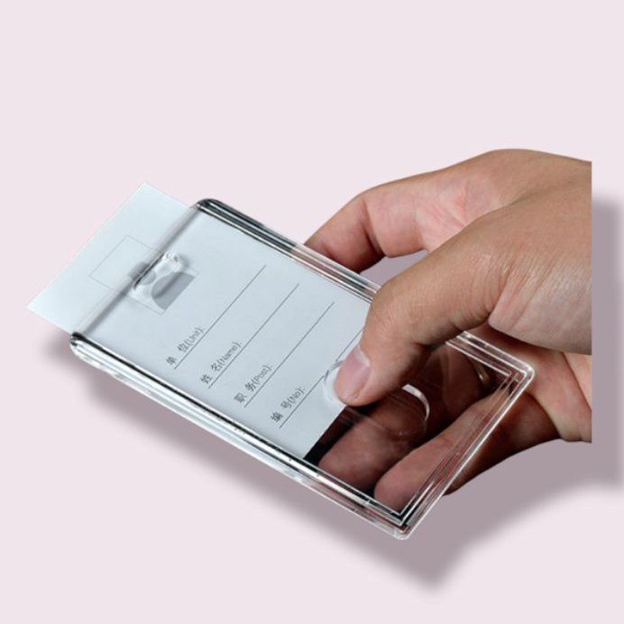 

SN59 ID Card Holder Transparant / Frame Bening ID Card Acrylic