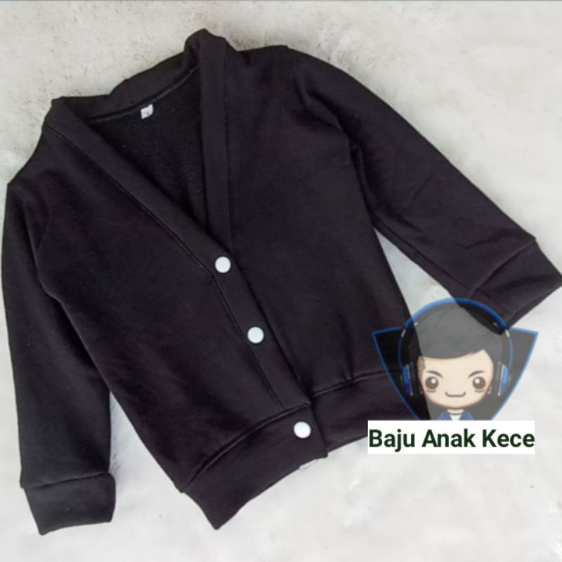 Kardigan Fleece Size L Usia 4 Tahun Kardigan Anak Perempuan Kardigan Anak Laki-Laki Masa Kini