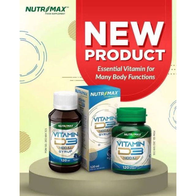 NUTRIMAX VITAMIN D3 1000 IU || NUTRIMAX VITAMIN D3 400 IU