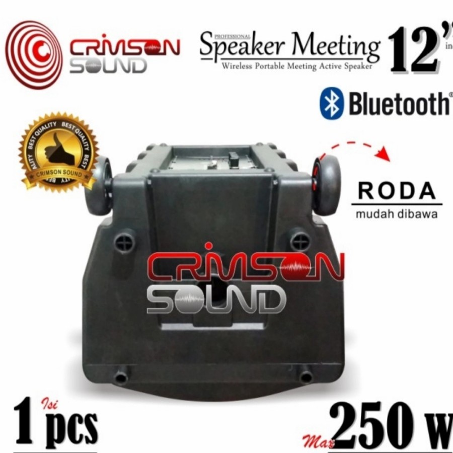 Speaker portable wireless crimson cr 12 optimus cr12 optimus bluetooth