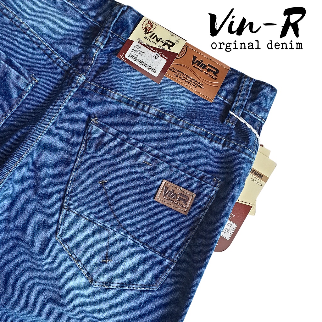 Jeans pendek tebaru original vin r distro non streac