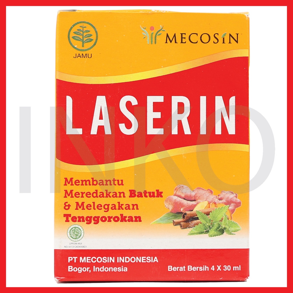 

LASERIN MEREDAKAN BATUK MELEGAKAN TENGGOROKAN 4X30ML