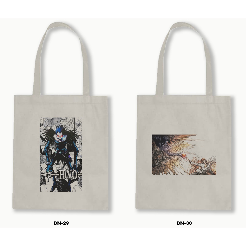 TOTE BAG BLACU - DEATH NOTE / ANIME / MANGA 02