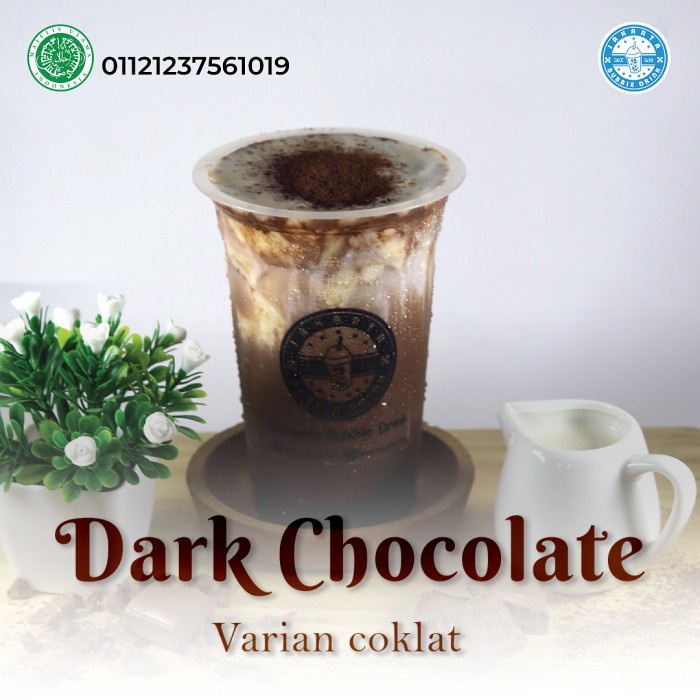 

02 Dark Chocolate - Bubuk Minuman Coklat - Jakarta Bubble Drink Ds51Ghg