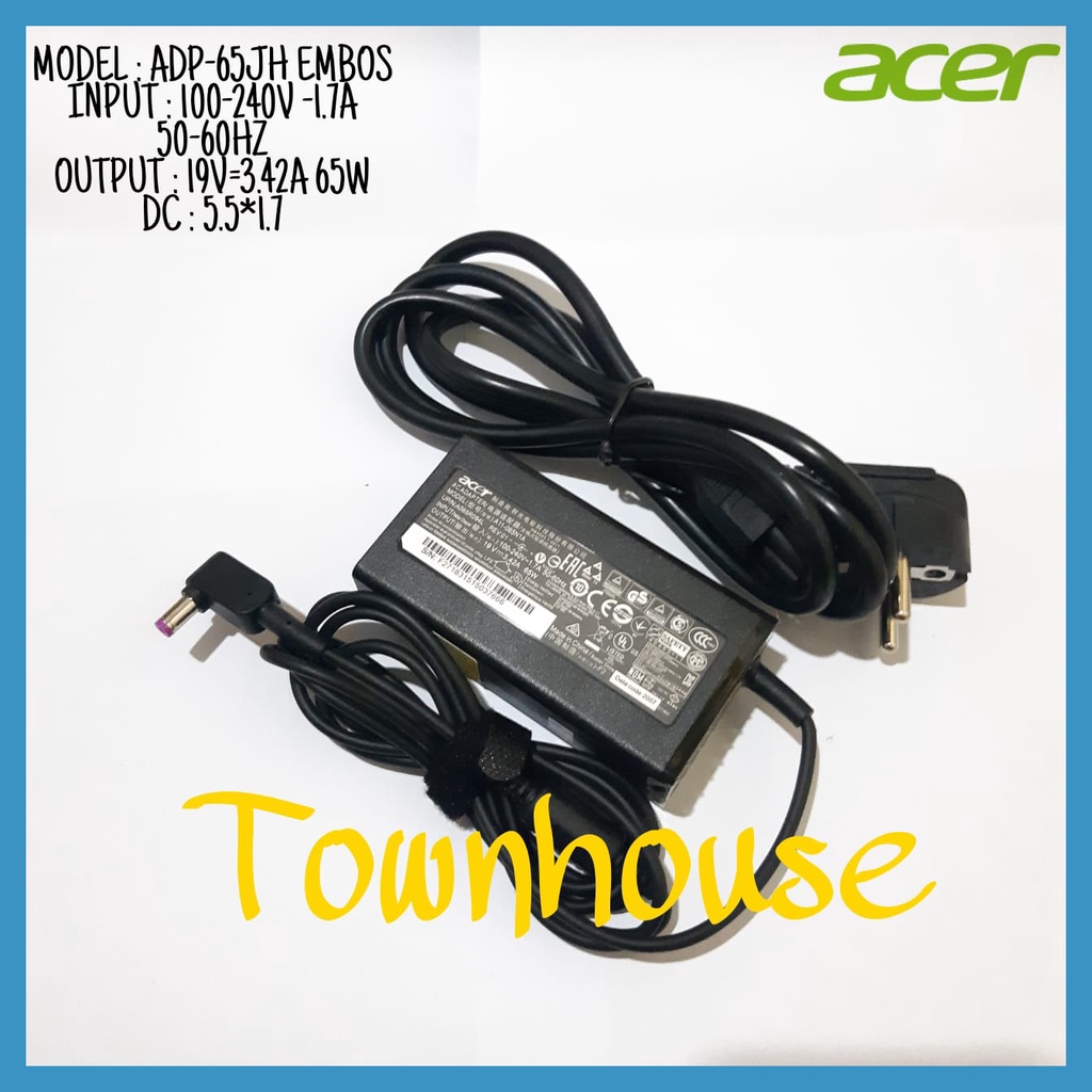 Adaptor Charger Acer Aspire E 14 E5-432 E5-432G E5-476 E5-476G V5-471 V5-471G V5-431 Swift 3 SF314-53G Swift 1 S7 ASPIRE 4732 4732Z 4736 4736Z 4736G