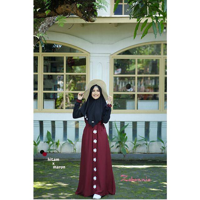 GAMIS MANGO CREPE/ GAMIS ORIGINAL ZABANNIA HIJAB/ KARINA DRES TERLARIS