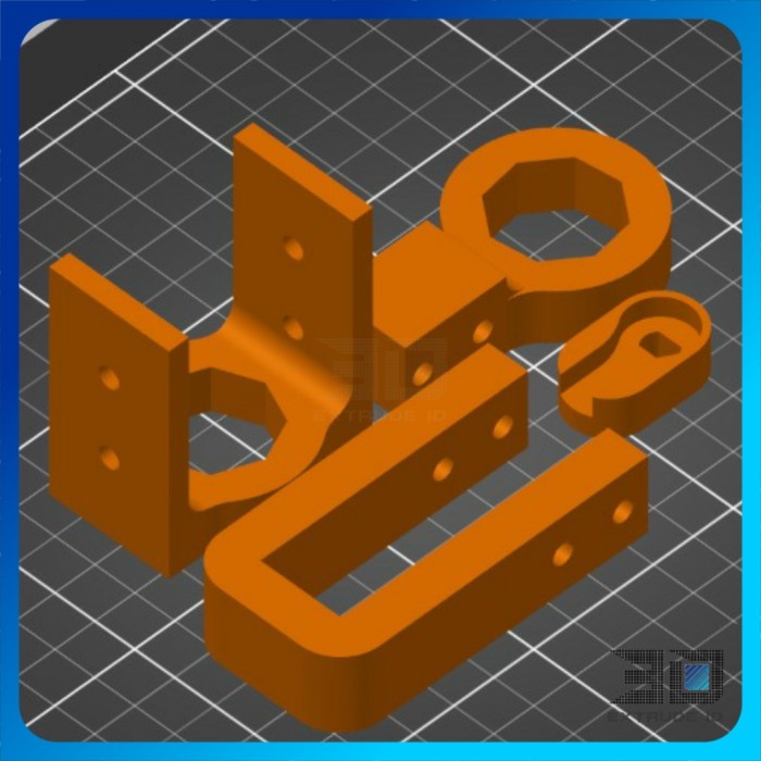 Custom Order Jasa 3D Printing - Servo Valve Material PETG 3D Print