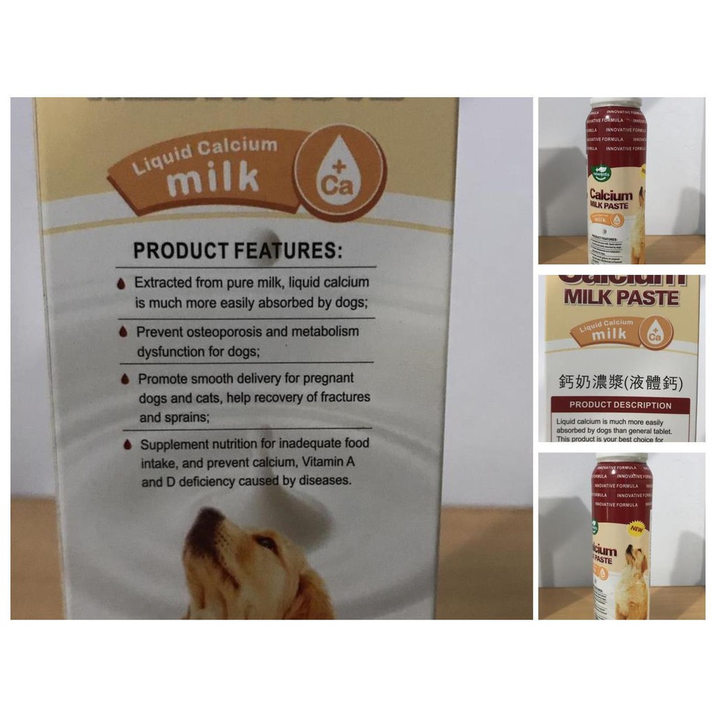 kalsium anjing vegebrand / calcium anjing vegebrand milk paste /kucing