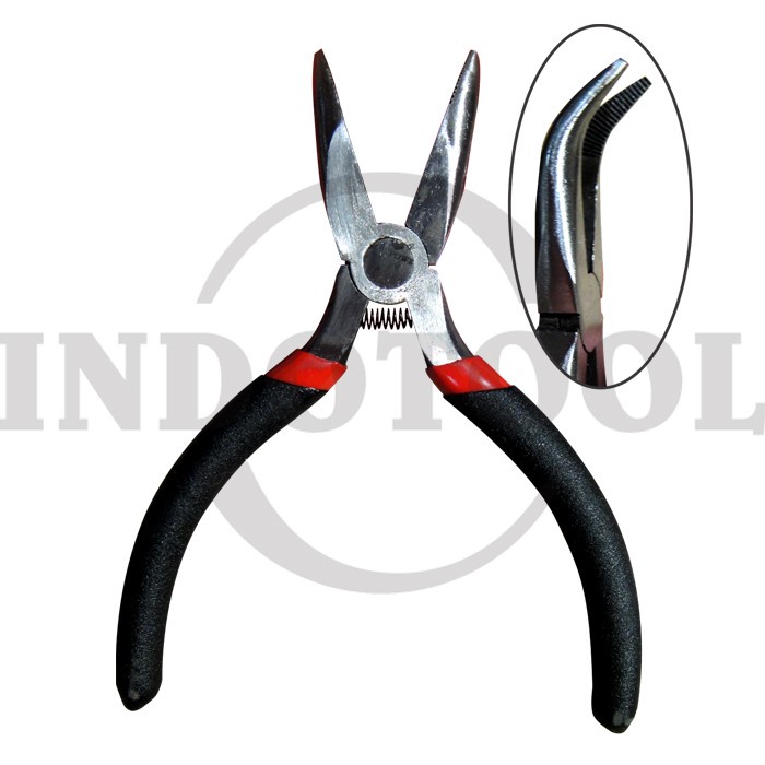 Tang Lancip Bengkok Kecil 4.5 " / Mini Bent Nose Pliers MAXPOWER/TANG LANCIP BENGKOK
