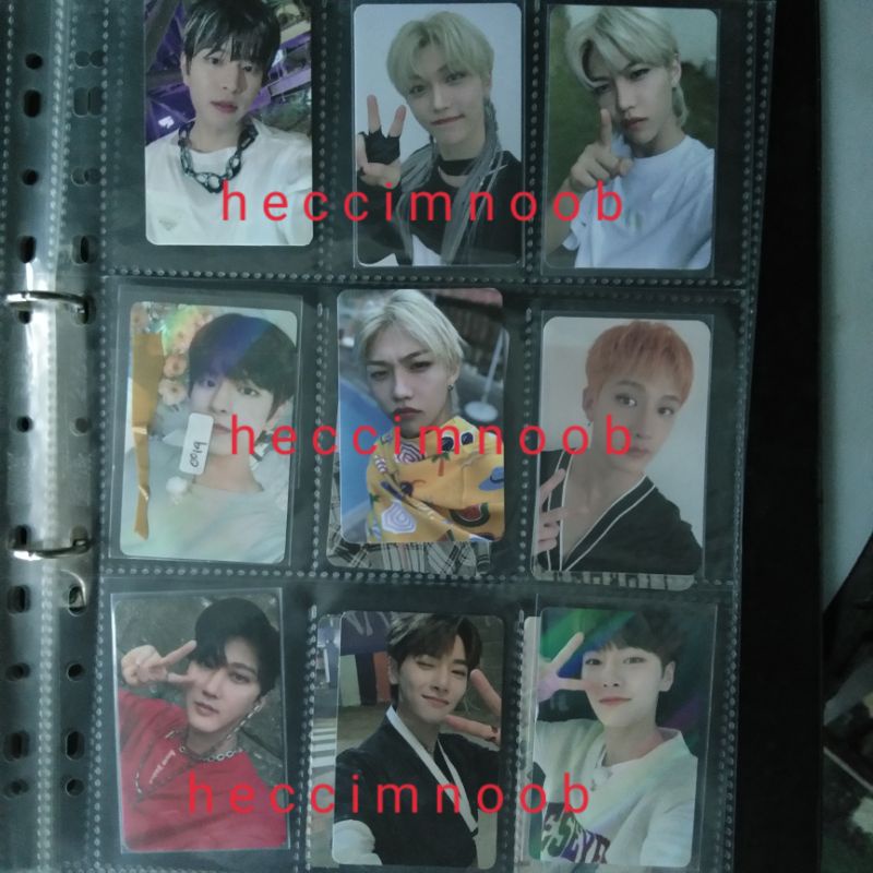 stray kids noeasy photocard seungmin changbin felix jeongin ayen i.n