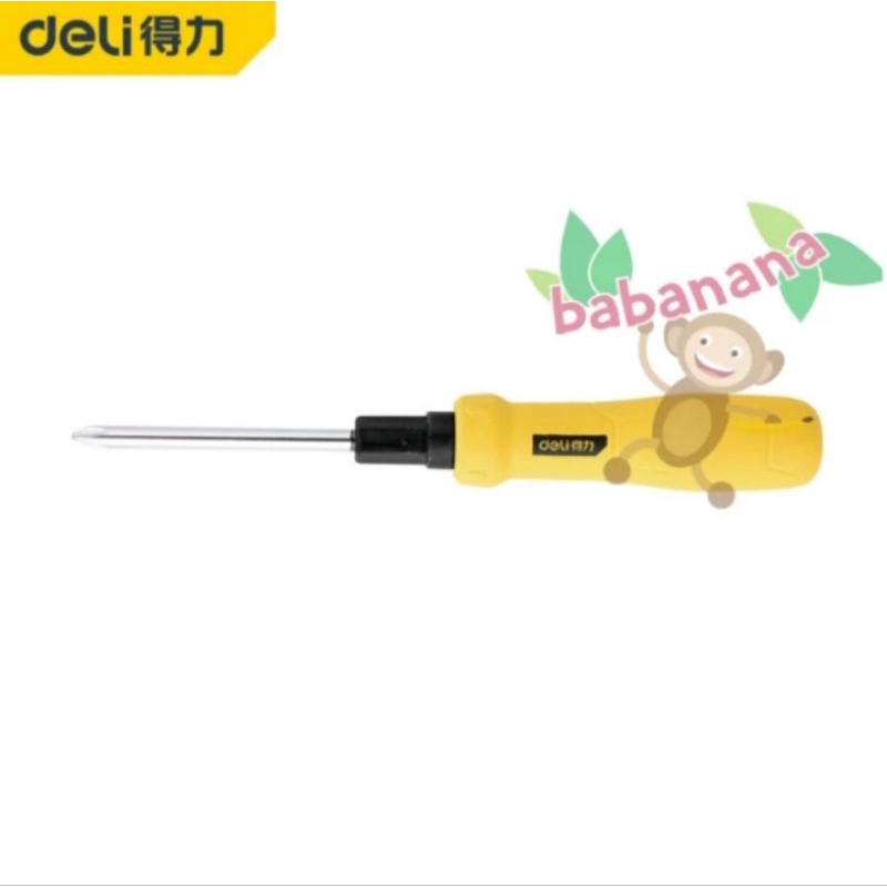 Deli DL626002 obeng bolak balik plus minus screwdriver