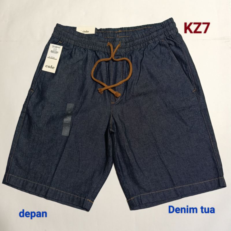 Celana Pendek Pria Model Kolor Merek COLE Original Branded Matahari