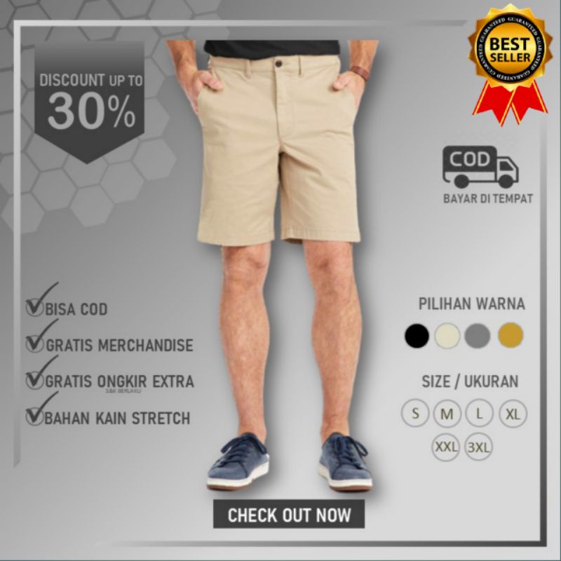 Celana Pria Chino Pendek Premium Berkualitas