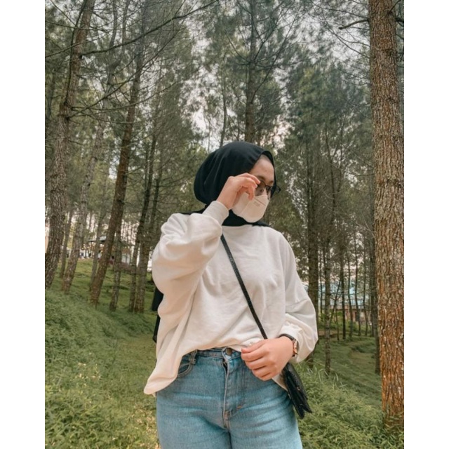 (zeyo) SWEATER OVERSIZE PREMIUM-BROKEN WHITE