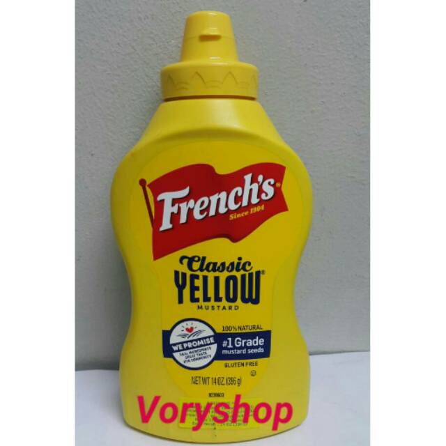

Fresnch's Classic Yellow mustard 396gr