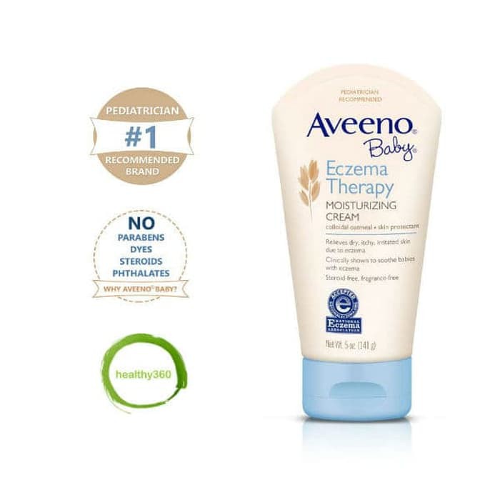 aveeno baby eczema therapy moisturizing cream with natural colloidal oatmeal for eczema relief