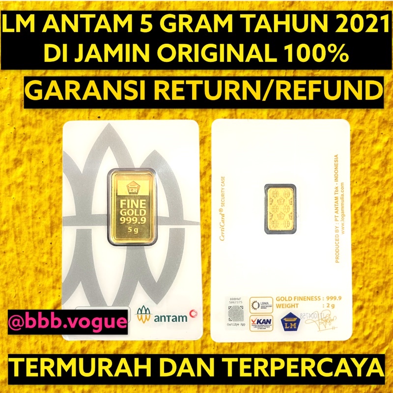 LM Antam Emas 5 Gram